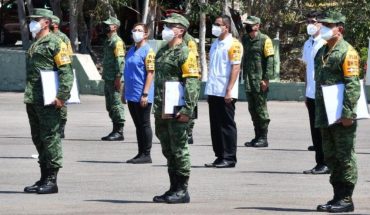 Mazatlán: Distinguen y recompensan personal militar su valor frente al Covid-19