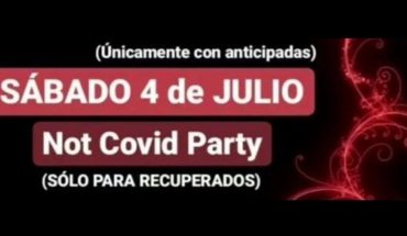 “Not Covid Party”: alerta del municipio de Quilmes por una fiesta clandestina