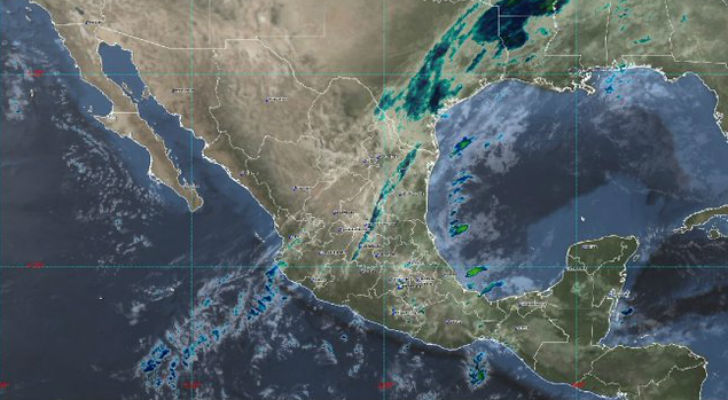 Se pronostican lluvias muy fuertes en Zacatecas, Michoacán, Guerrero, Oaxaca y Chiapas