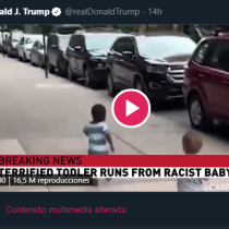 Twitter etiqueta un video compartido por Trump como “manipulado”