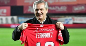 translated from Spanish: Alberto Fernández talked about the return of football in Argentina