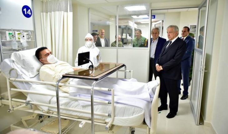 translated from Spanish: AmLO’s visit to alleged Covid’s sickness accused of mounting