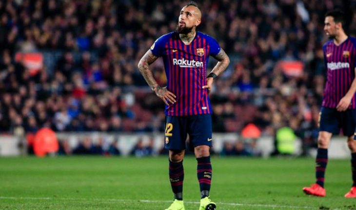 translated from Spanish: Arturo Vidal would start at the bank on Barcelona’s visit to Mallorca