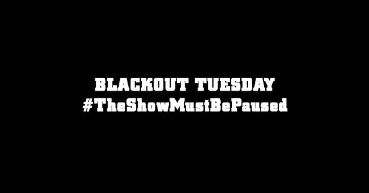 "BlackOut Tuesday," the music industry's historic blackout against racism