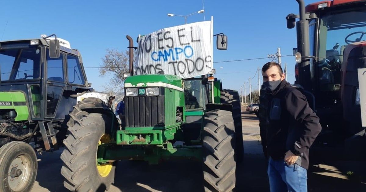 Hector Vicentin went on the march and said that "the government wants to dominate the grain trade"