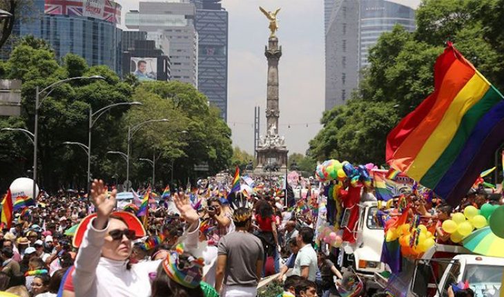 translated from Spanish: LGBTTTI+ Digital Pride March