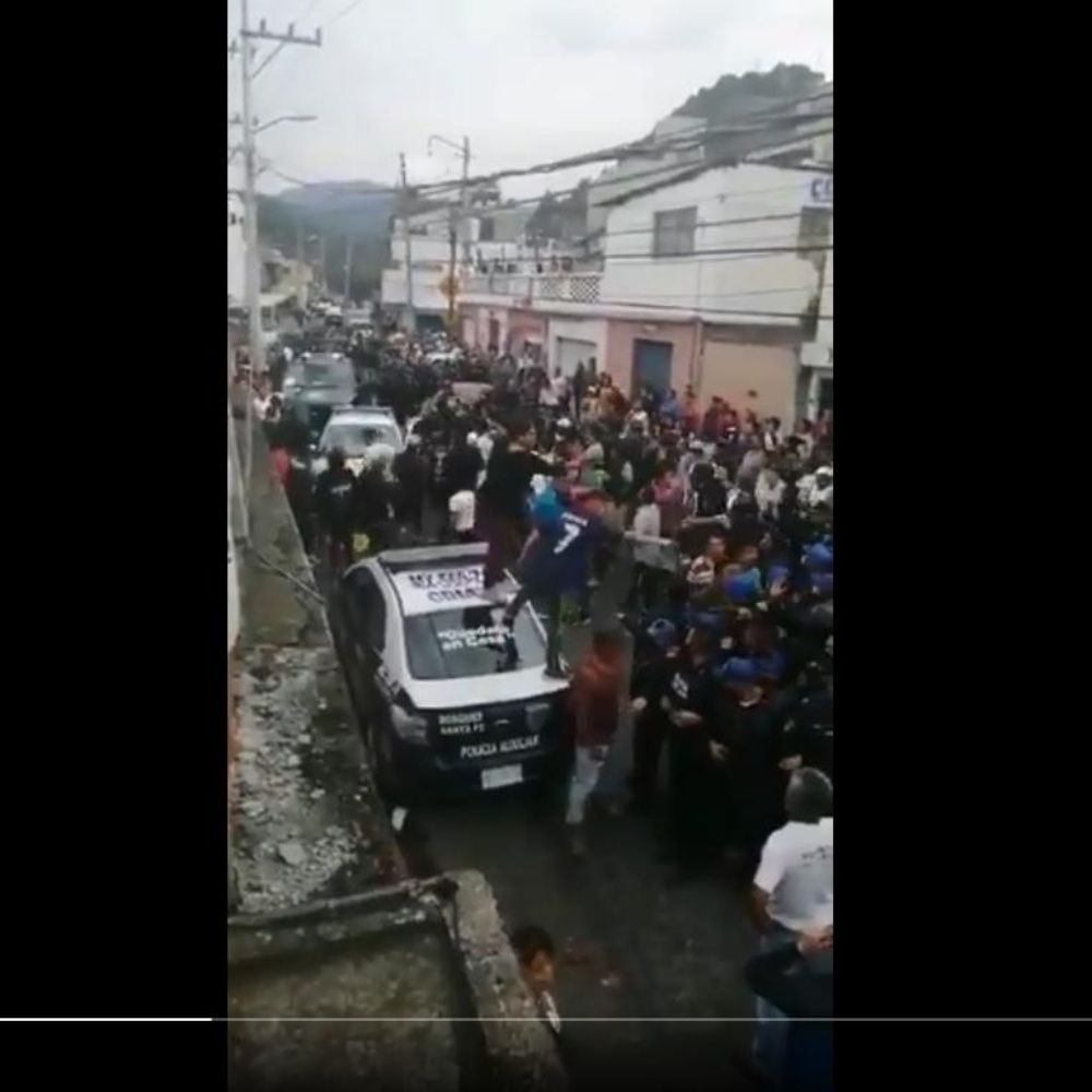 Lynching attempt reported in Cuajimalpan, Edomex