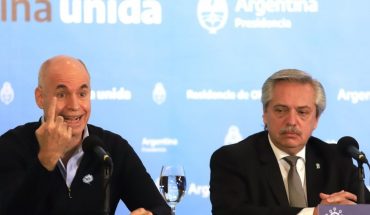 translated from Spanish: Rodriguez Larreta confirmed that physical exercise is enabled during the night