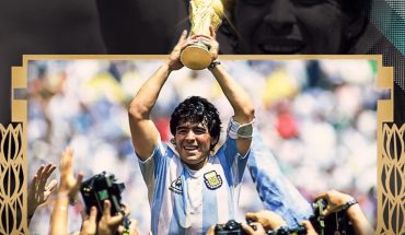 translated from Spanish: The memory and pride of Diego Maradona 34 years of the title in Mexico 86