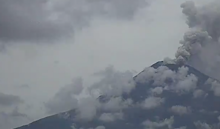 11 alcaldías pueden registrar caída de ceniza del Popocatépetl
