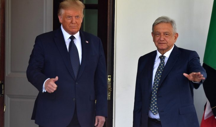 AMLO y Trump se encuentran e inician su primera reunión