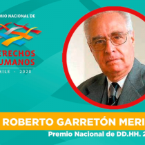 Abogado Roberto Garretón Merino obtiene el Premio Nacional de Derechos Humanos 2020