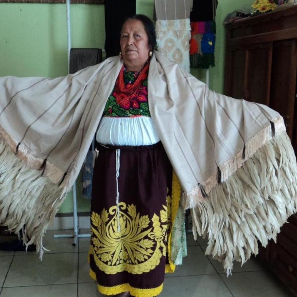 Artesana textil de Michoacán, Cecilia Bautista