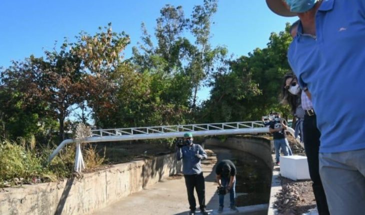 Autoridades entregan obra del colector pluvial y entubado del arroyo del piojo, Culiacán