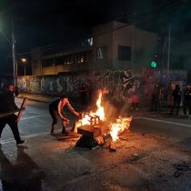 Encendieron barricadas y fogatas en distintos puntos por protesta en la Región Metropolitana