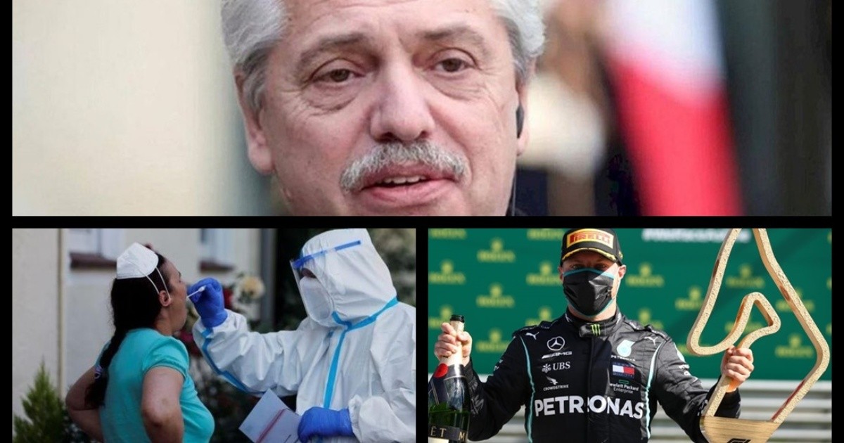 Fernández cruzó a la oposición por sembrar dudas sobre la muerte de Gutiérrez, hay más de 11 millones de contagiados en el mundo, volvió la Fórmula 1 y mucho más...