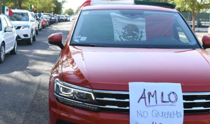 Frena realiza la quinta caravana Anti AMLO en la ciudad de Los Mochis, Sinaloa
