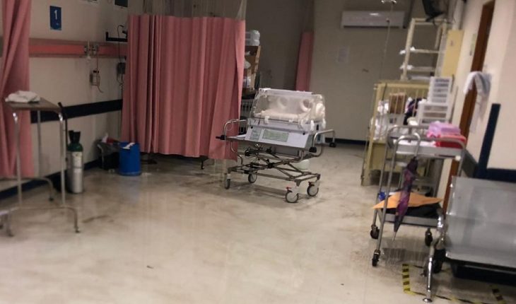 Hospital materno de Reynosa sufre inundación con lluvias de tormenta Hanna