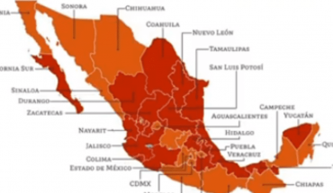 López-Gatell presenta semáforo Covid-19, están en rojo 16 estados de México