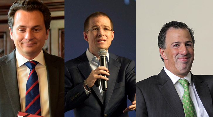 Lozoya revela lista de supuestos corruptos; Anaya, Meade, Cordero, González Anaya
