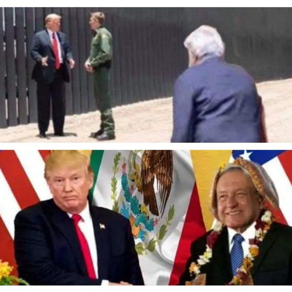 Memes de la reunión de AMLO con Trump en Washington, EEUU