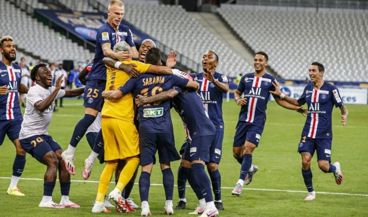 PSG derrotó a Lyon en los penales y ganó la Copa de la Liga de Francia