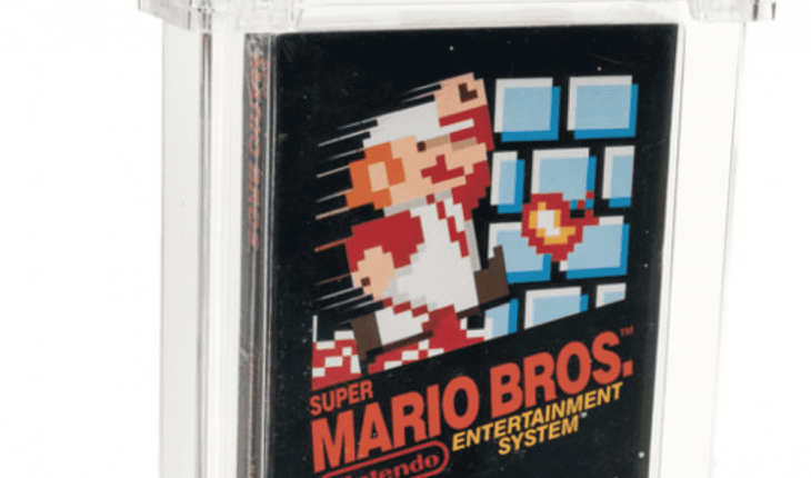 Subastan cartucho de “Super Mario Bros” y se vende por 114,000 mil dólares