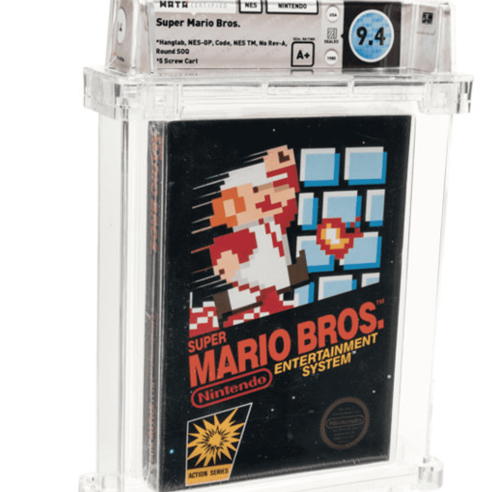 Subastan cartucho de "Super Mario Bros" y se vende por 114,000 mil dólares