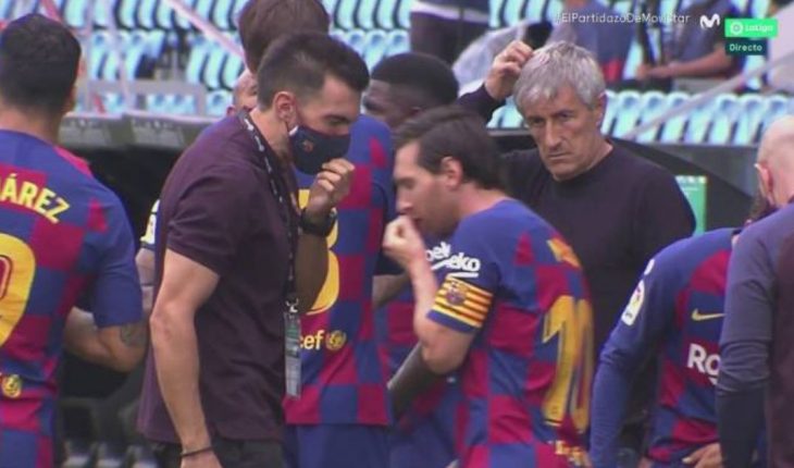 Tensión entre el cuerpo técnico y Messi