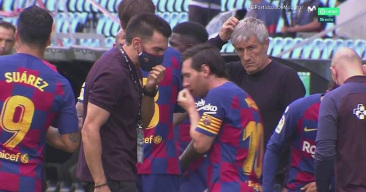 Tensión entre el cuerpo técnico y Messi