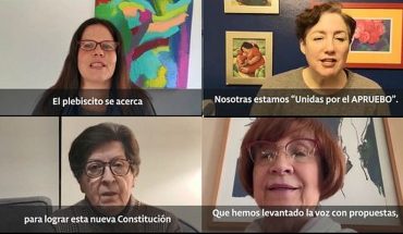 [VIDEO] Mujeres del mundo político difunden video #UnidasPorElApruebo