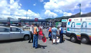 translated from Spanish: A parking accountant was assaulted and shot in the parking lot of the “Thousand Summits” of Morelia