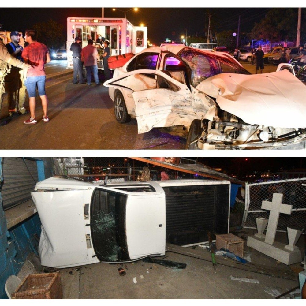 Car crash leaves two injured in Mazatlan
