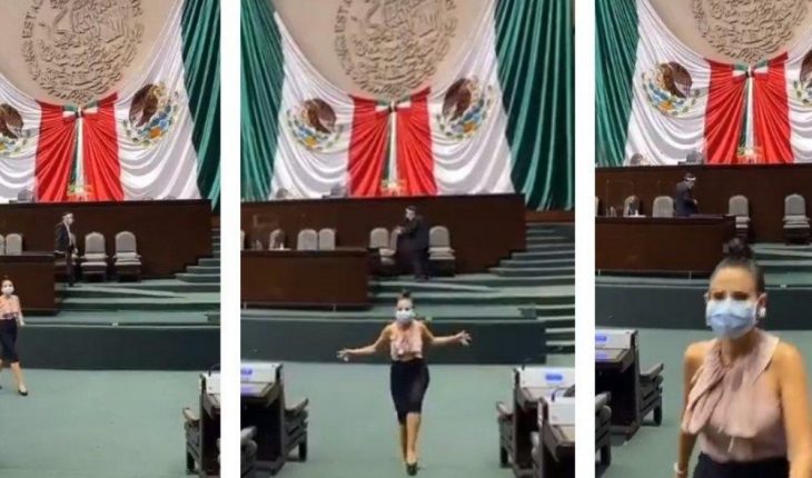 translated from Spanish: Deputy dances hostage at the congress for Tik Tok and creates controversy