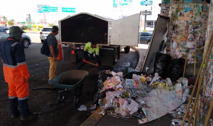 translated from Spanish: Morelia City Council displaces several cleanup brigades in the city