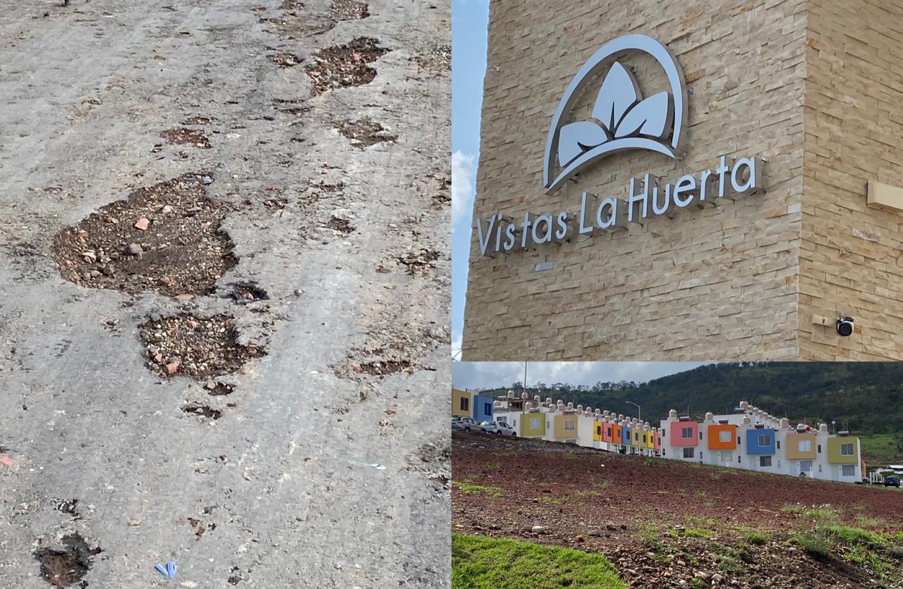 Neighbors of Views of the Huerta de Morelia, denoue the construction company for non-compliance