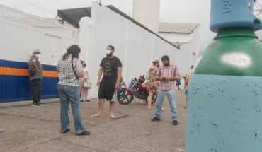 translated from Spanish: That’s what the immense row to buy oxygen in Culiacan, Sinaloa looked