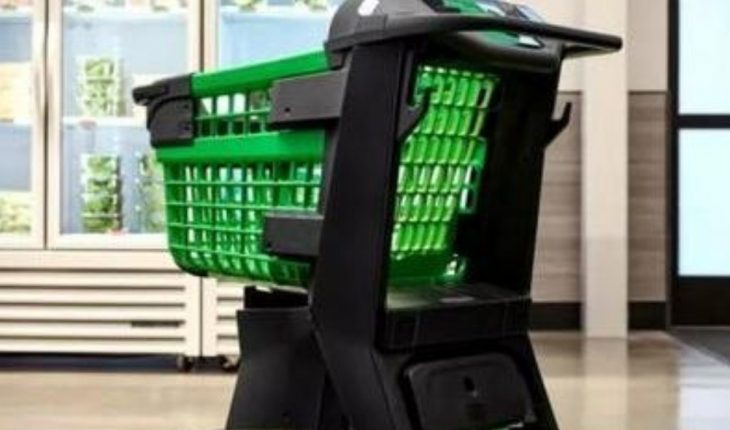 translated from Spanish: They create smart cart to avoid supermarket ranks in pandemic