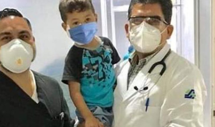 translated from Spanish: They tie up the boy who suffered dog bite in the face, Guasave