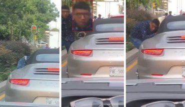 translated from Spanish: Thief assaults driver during red light (Video)