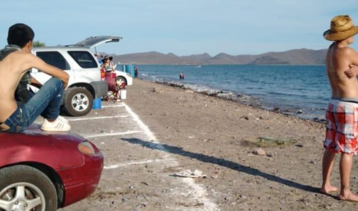 translated from Spanish: Visits to El Maviri beach, Sinaloa are reactivated
