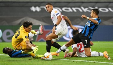Alexis jugó 15 minutos en derrota 3-2 del Inter ante Sevilla en la final de la Europa League