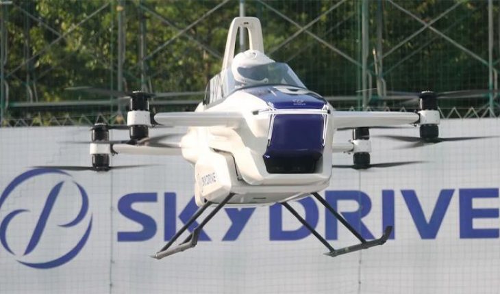 Compañía japonesa pone a prueba por primera vez con éxito un auto volador tripulado