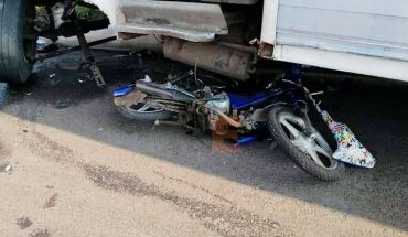Conductor de motociclista fallece en accidente en la salida a Quiroga