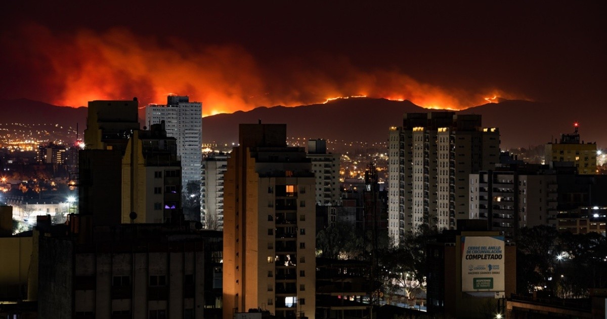 Córdoba en llamas: las tristes e impactantes imágenes de los incendios