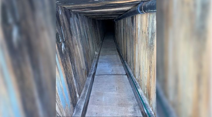 Hallan 'sofisticado' túnel para contrabando en frontera de EU con México