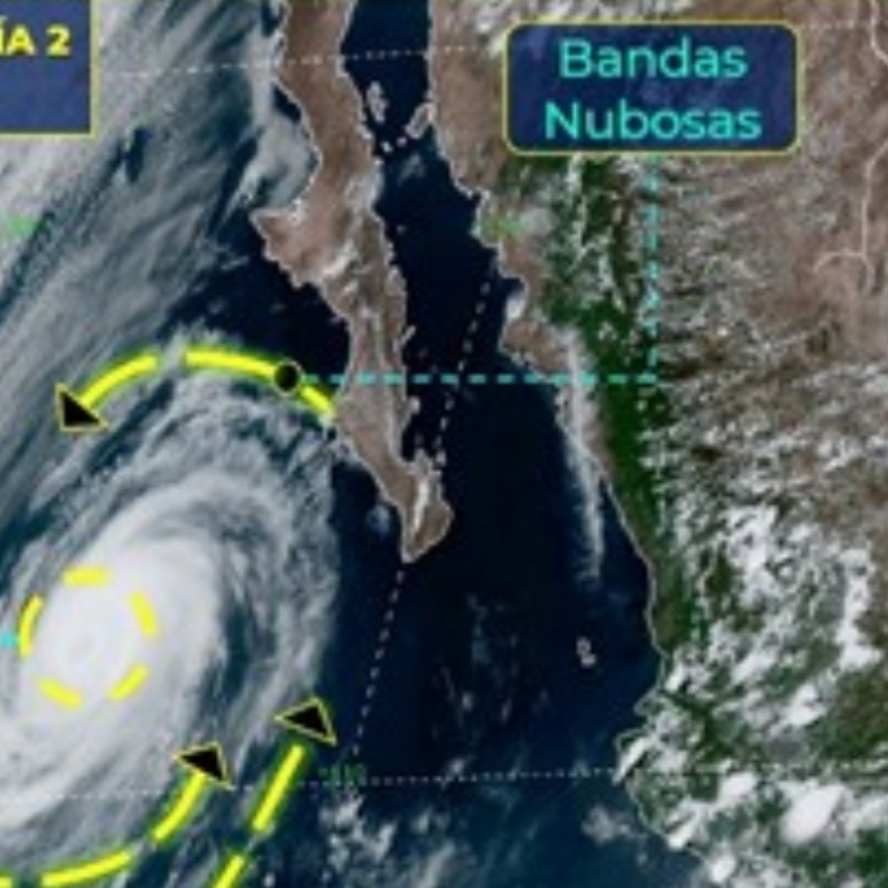 Huracán Elida se localiza en Baja California, provocará olas de 2 metros