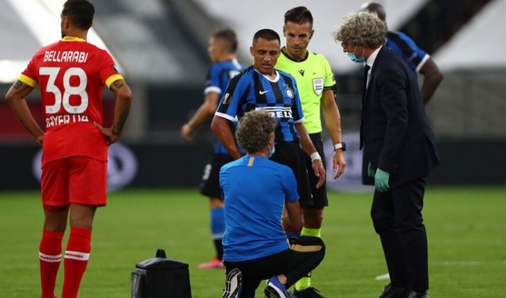 Inter venció 2-1 al Leverkusen y clasifico a semis de la Europa League: preocupó tirón de Alexis