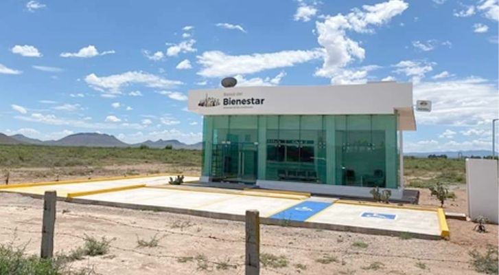 La sucursal del Banco del Bienestar que se encuentra a la mitad de la nada en Chihuahua (Video)