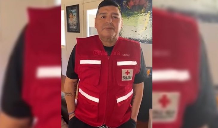 Maradona se sumó a Juntos por Sudamérica, el desafío de la Cruz Roja y Conmebol
